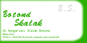botond skalak business card